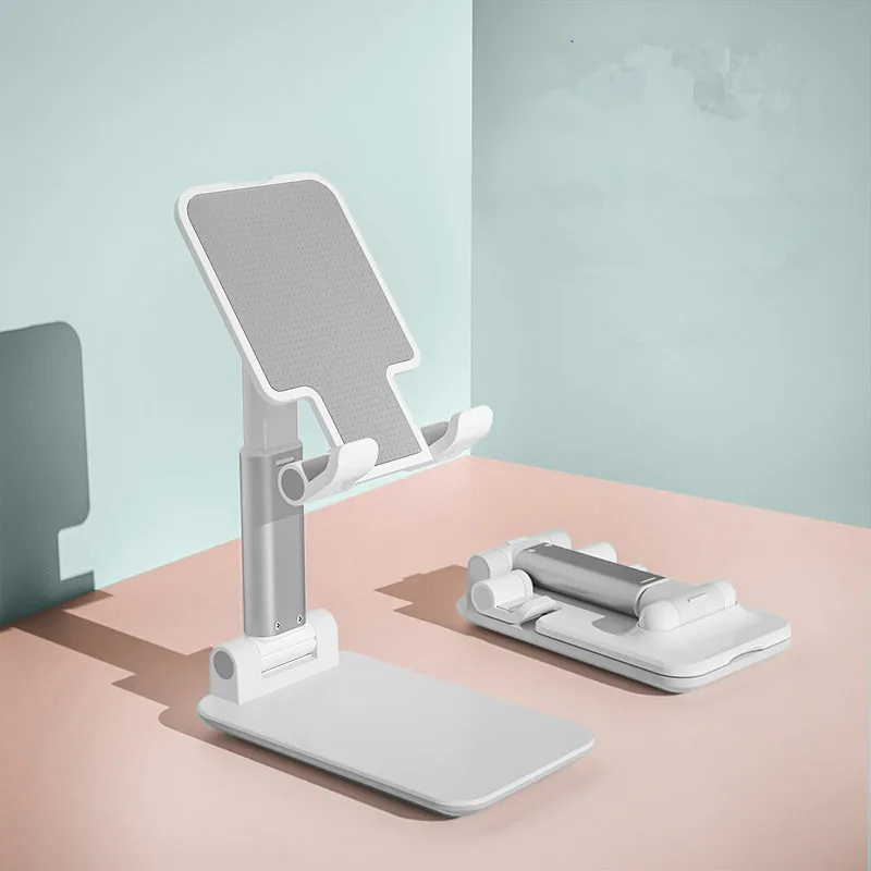 Mobile phone tablet stand Foldable telescopic phone holder