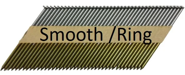 Different Size Framing Nails Clipped Head Paper Taped Nails for Nail Gun Free Samples