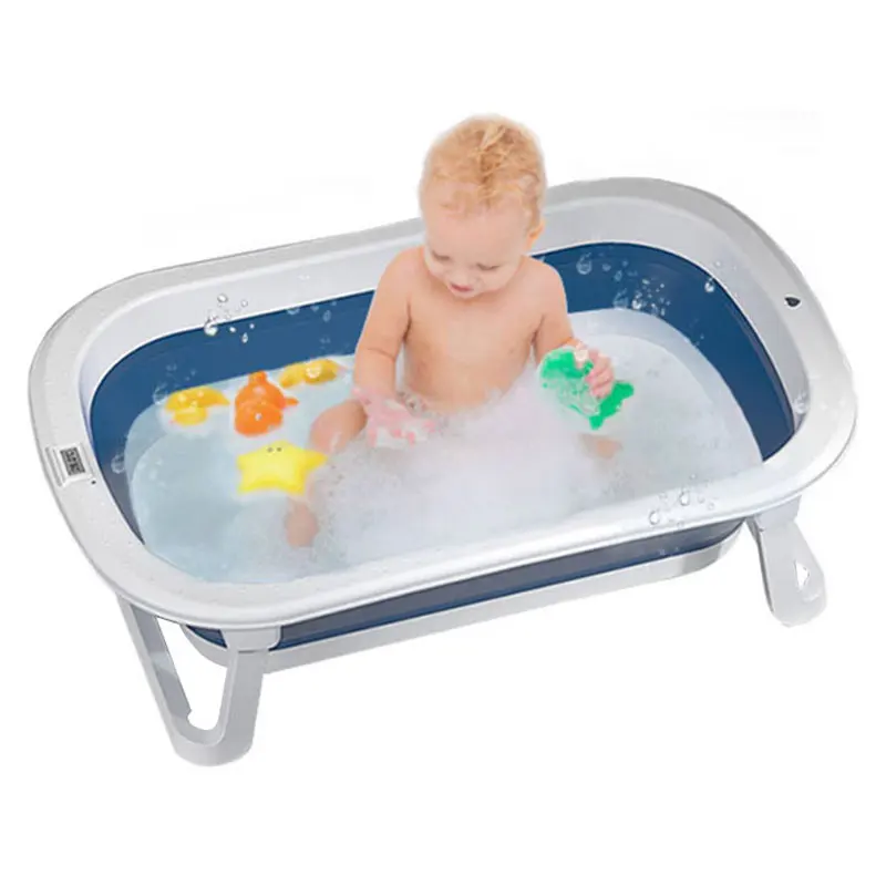 Baby Item Folded Baby Bath Tub Set, Wholesale Newborn Bath Basin, Babies Bathing Products Collapsible Baby Bathes/