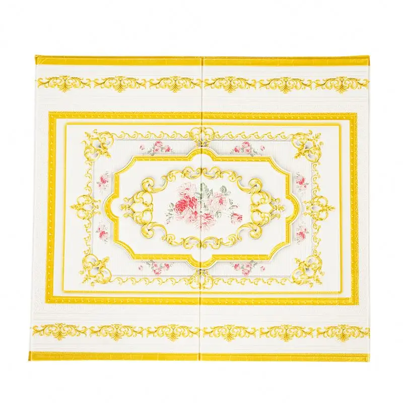 Best Selling Self Adhesive Smart 3D Tile stickers Mosaic 4mm Wall Stick On Tile For House Decoration Bathroom