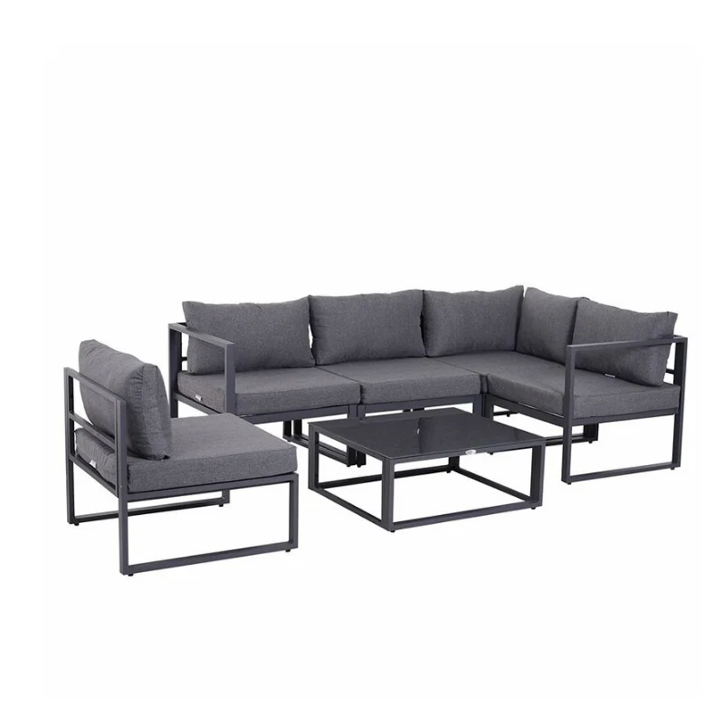Outdoor sofa garden patio lounge aluminum furniture