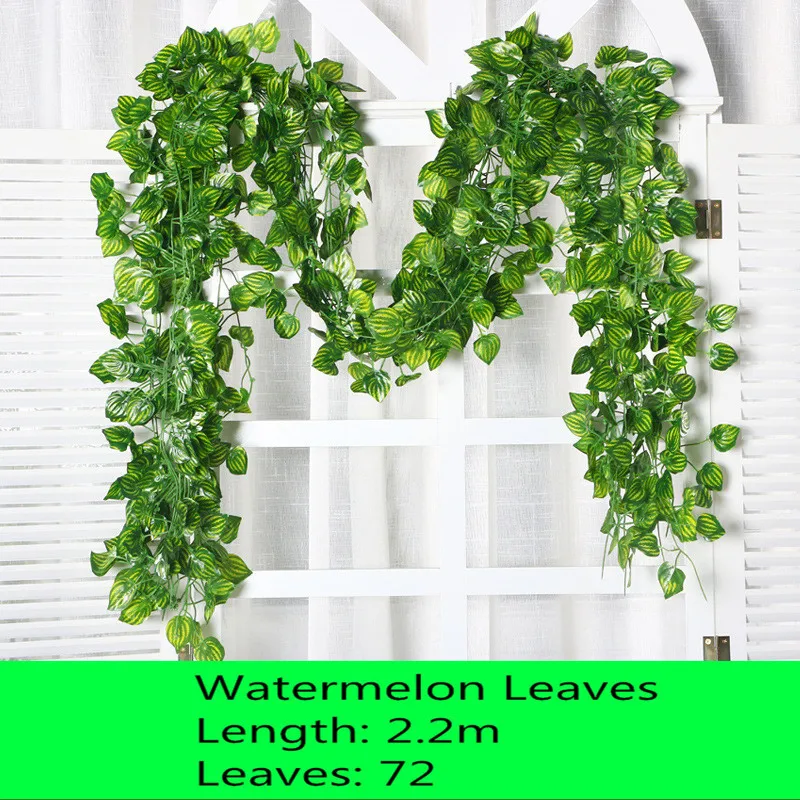 New Indoor Decorative Artificial Wall Plant Climbing Ivy Plants For Garden Ceiling Decoration