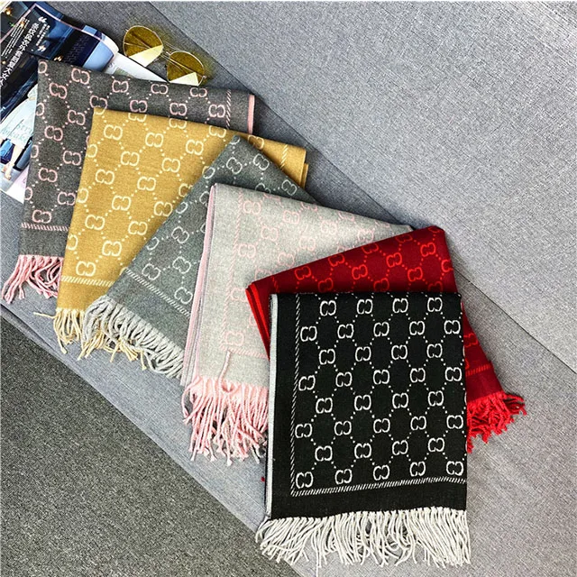 New Designer Scarves Letters Warm Scarves Ladies Fashion Luxury Accessories Designer Scarves