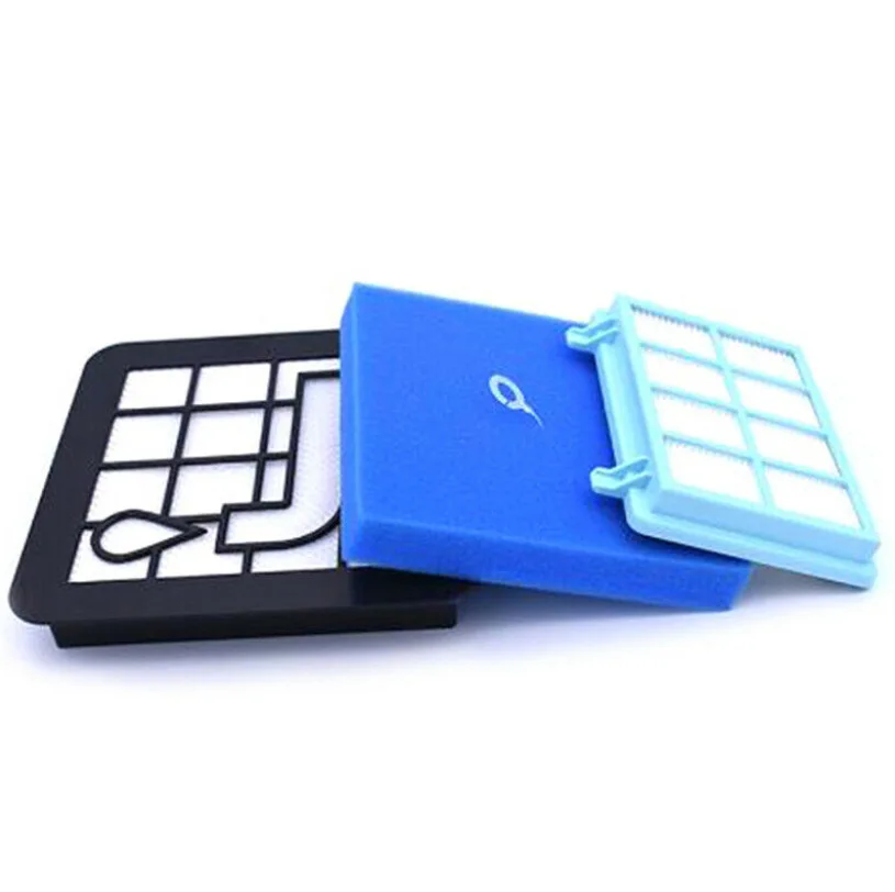 Vacuum filter replacement parts,Filter Kit for P-hilips PowerPro Compact FC9331/09,Reusable Foam HEPA Filter & Motor Foam Filter