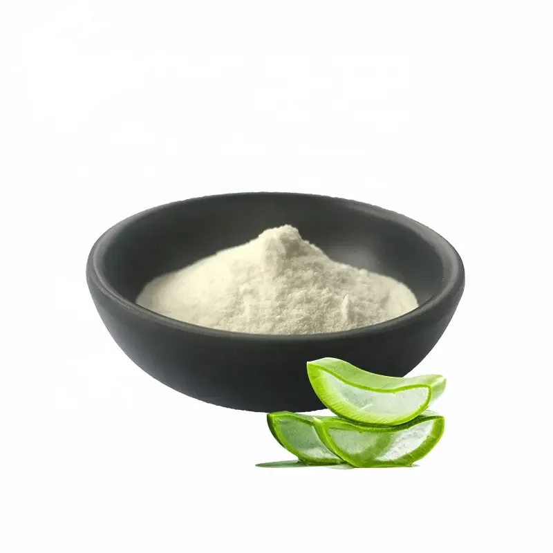 Factory Supply Cosmetics grade Pure Freeze Dried Aloe Vera Gel Powder 100:1 200:1 Aloe Vera Gel Freeze Dried Powder