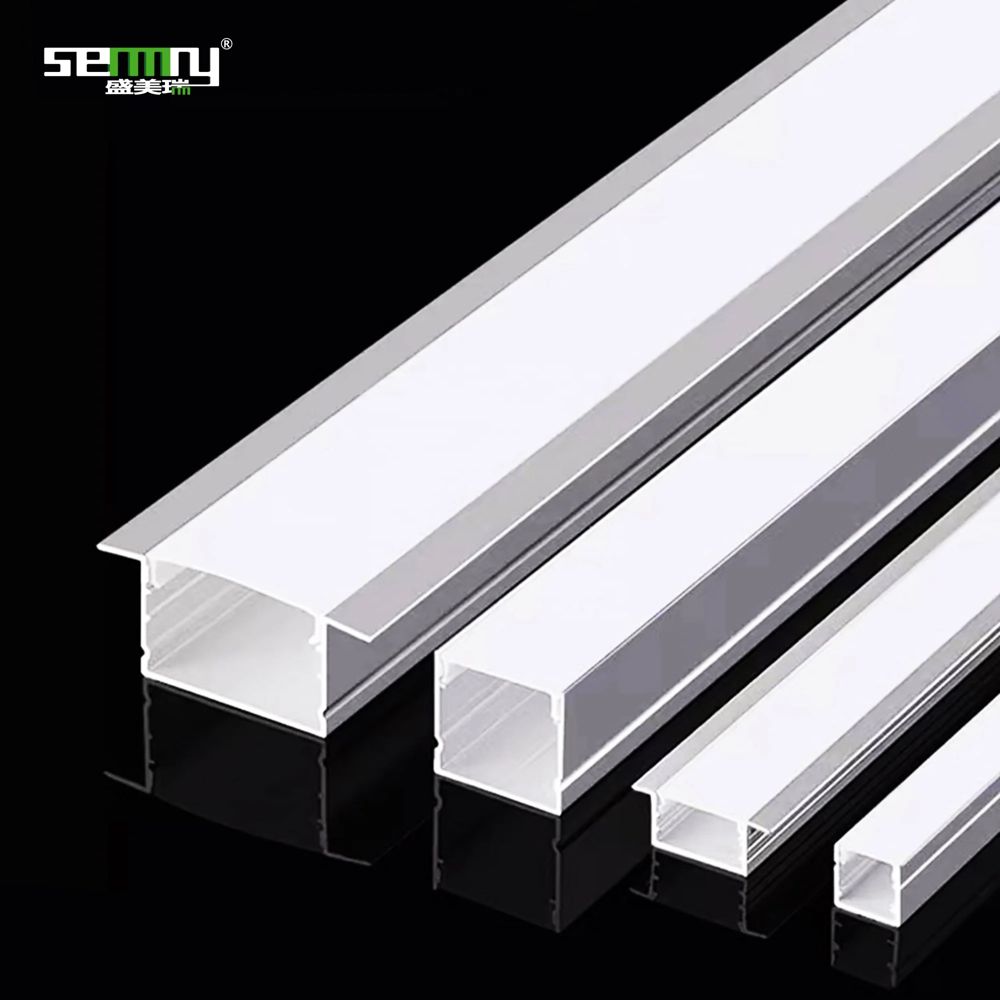 High Quality LED Lamp Belt Corner Trim Aluminum LED Strip Profile For shopping mall flooring led lighting profile