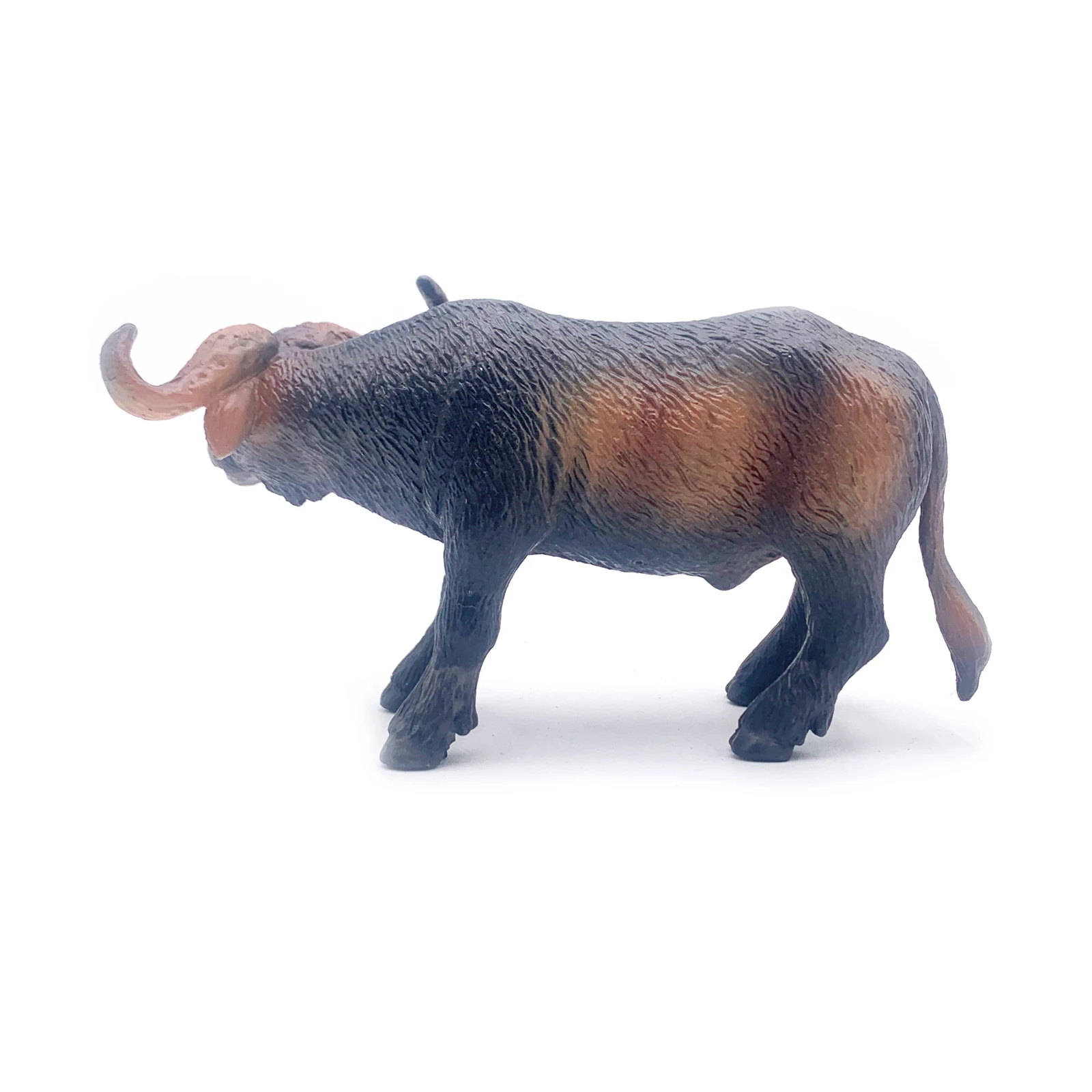 Wildlife Realistic High Quality PVC Plastic Animal Figure Toys Realistic Eco-friendly Animal Little Black buffalo  Figure Toys