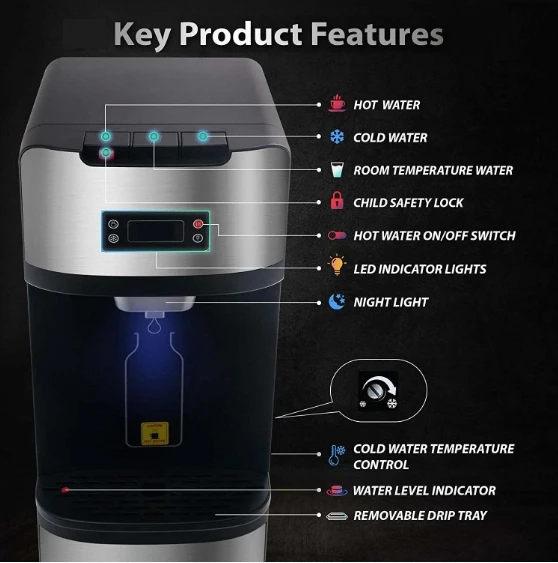 Dispensers Smart Commercial Ice Machine With Water Dispenser