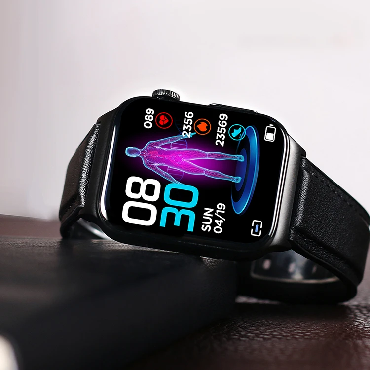 E500 smart watch (H Band) non-invasive blood glucose oxygen ECG+PPG temperature heart rate BT5.0 intelligent health smart watch