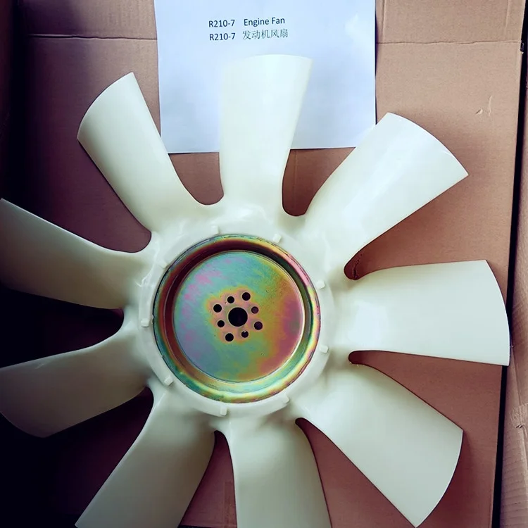 Excavators Diesel Engine Fan Blade Digger Spare Parts Engine Cooling Fan For Hyundai Excavator R210-7 R220-7 R290-7