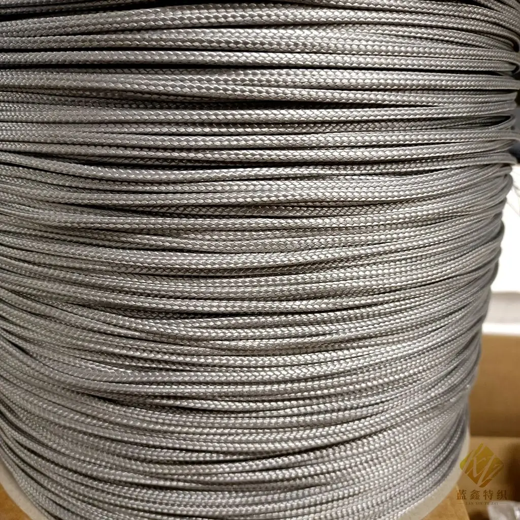 High Quality 3mm 16 Strands Braided gray red white Dyneemas Ship Rope Sailing 100% Synthetic UHMWPE Rope for Marine Mooring Rope