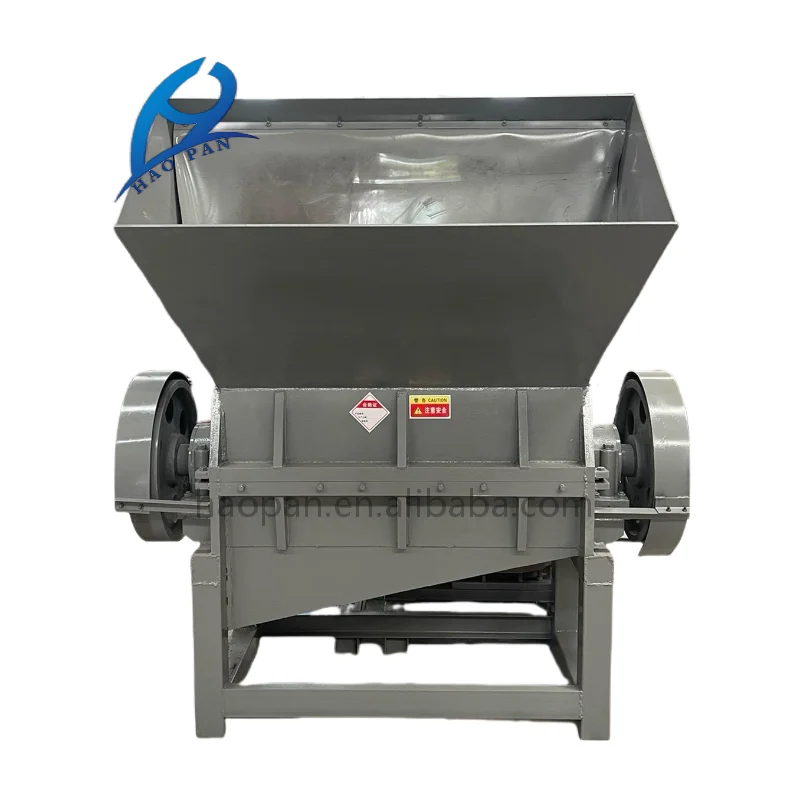 Пластиковая дробилка для гранулятора hdpe HAOPAN800 с баком хранения