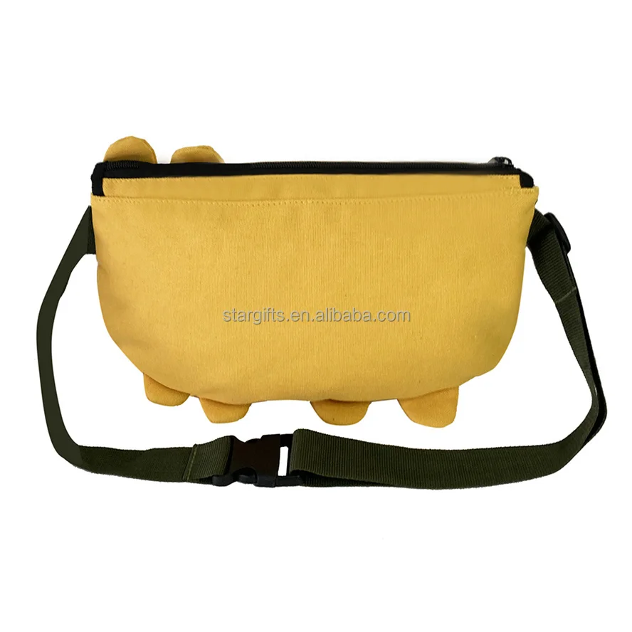 Custom Sublimation Printing Cute Animal Design Kids Puppy Fanny Pack with Adjustable Belt Strap