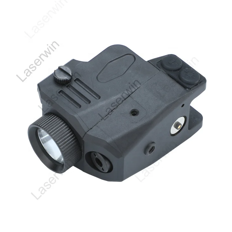 Светодиодный стробоскопический фонарик с высокой яркостью и зеленым лазерным прицелом для освещения Пикатинни