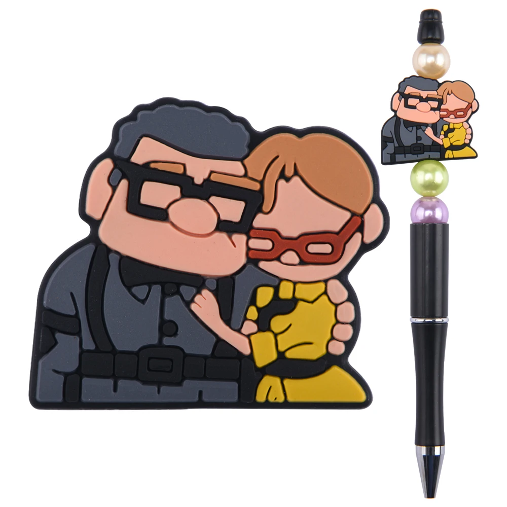 Wholesale Of New Materials silicone beaded lanyard tutorial ew kids Black charms Butterfly Kids Customizable Accessories