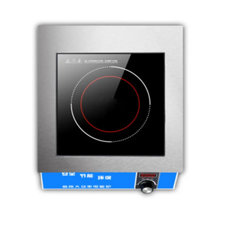 Household commercial induction cooker 5kw flat soup pot stove 5000w high power electromagnetic stove hotel electric stove