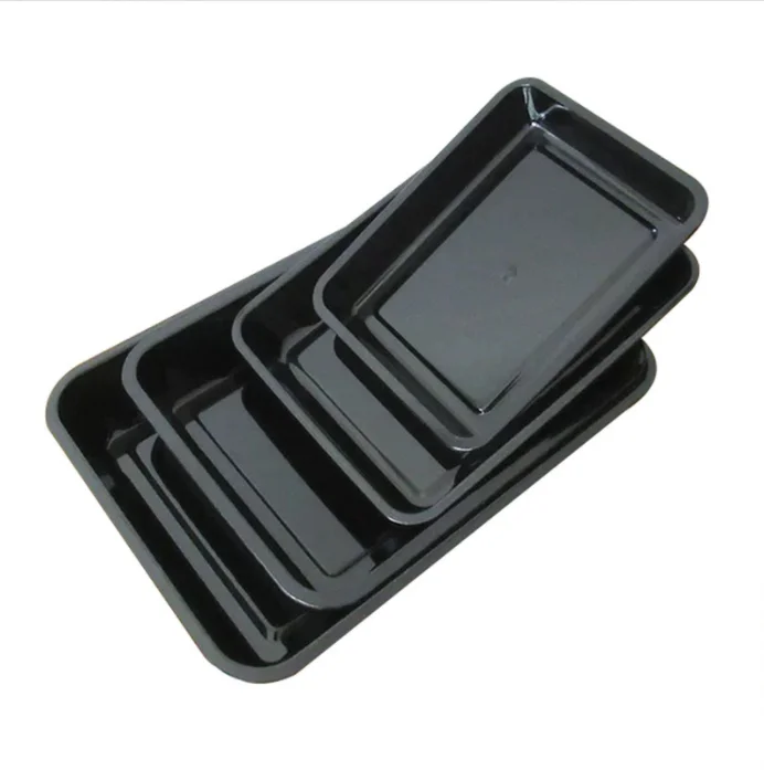 Food grade plastic serving thicker frozen meat pork chicken trays for restaurant fruit shops uses
