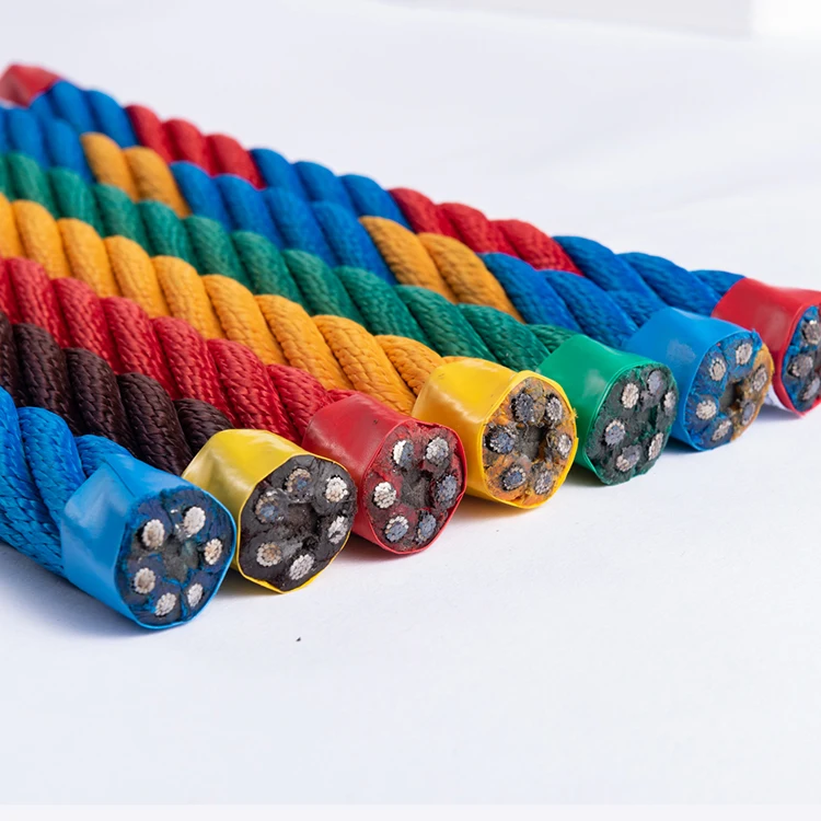 Уличная игровая площадка, скалолазающая веревка из полиэстера, комбинированная веревка