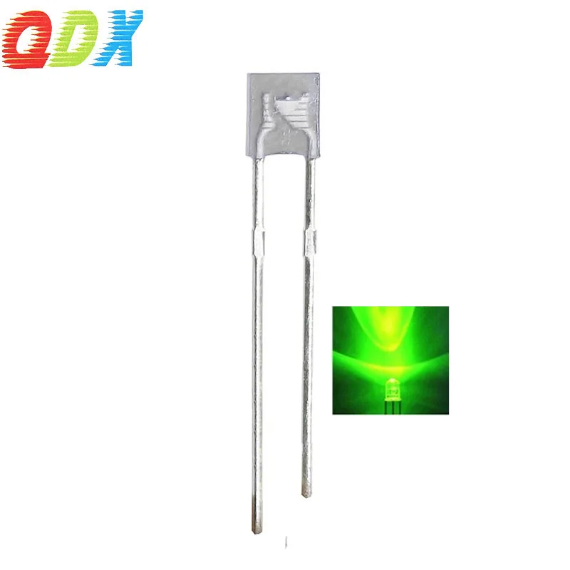 China Factory promotion 1*3*4mm Square LED white hair green light-emitting diode 1*3*4mm Led Dip In Diode1000pcs/bag led module