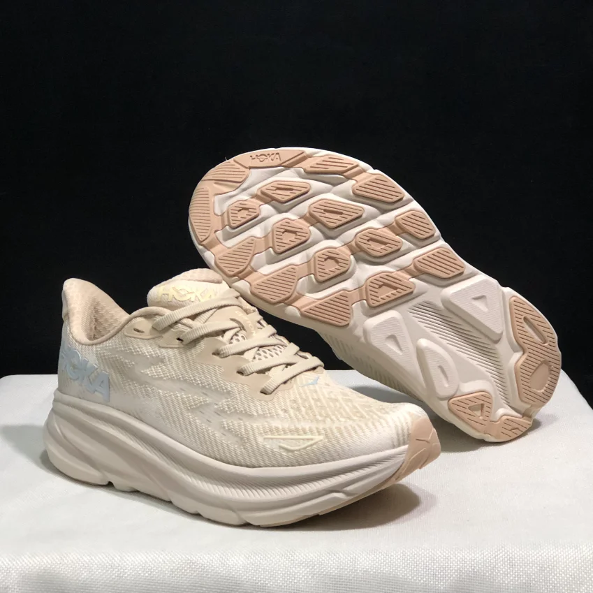 Casual Clifton 9 Luxury Hokas Sneakers White Outdoor Breathable Mesh Shoes Men Light Shock-absorption Sports Shoes