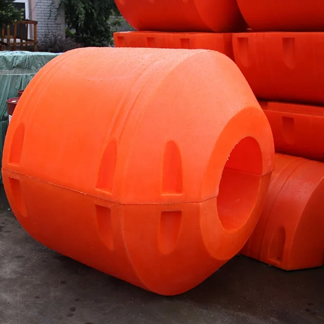 Plastic Pipe Floats Marine Dredge Floater Foam Filled Floating Pipe Buoy