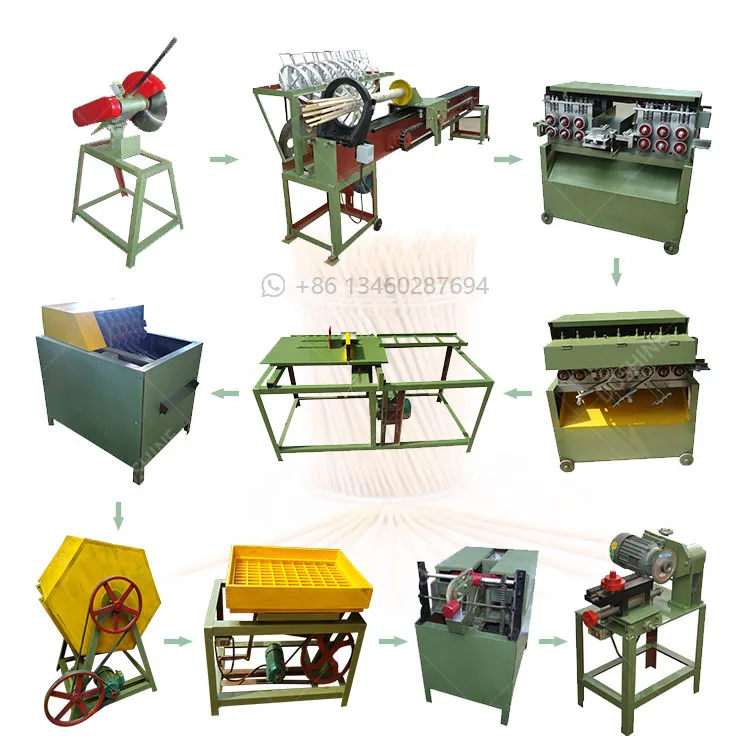  Automatic toothpick polishing chopstick producing machine with best