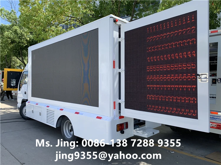 ISUZU P4  HD LED Display Vehicle Digital Mobile Billboard Advertising Truck Sale in Philippines