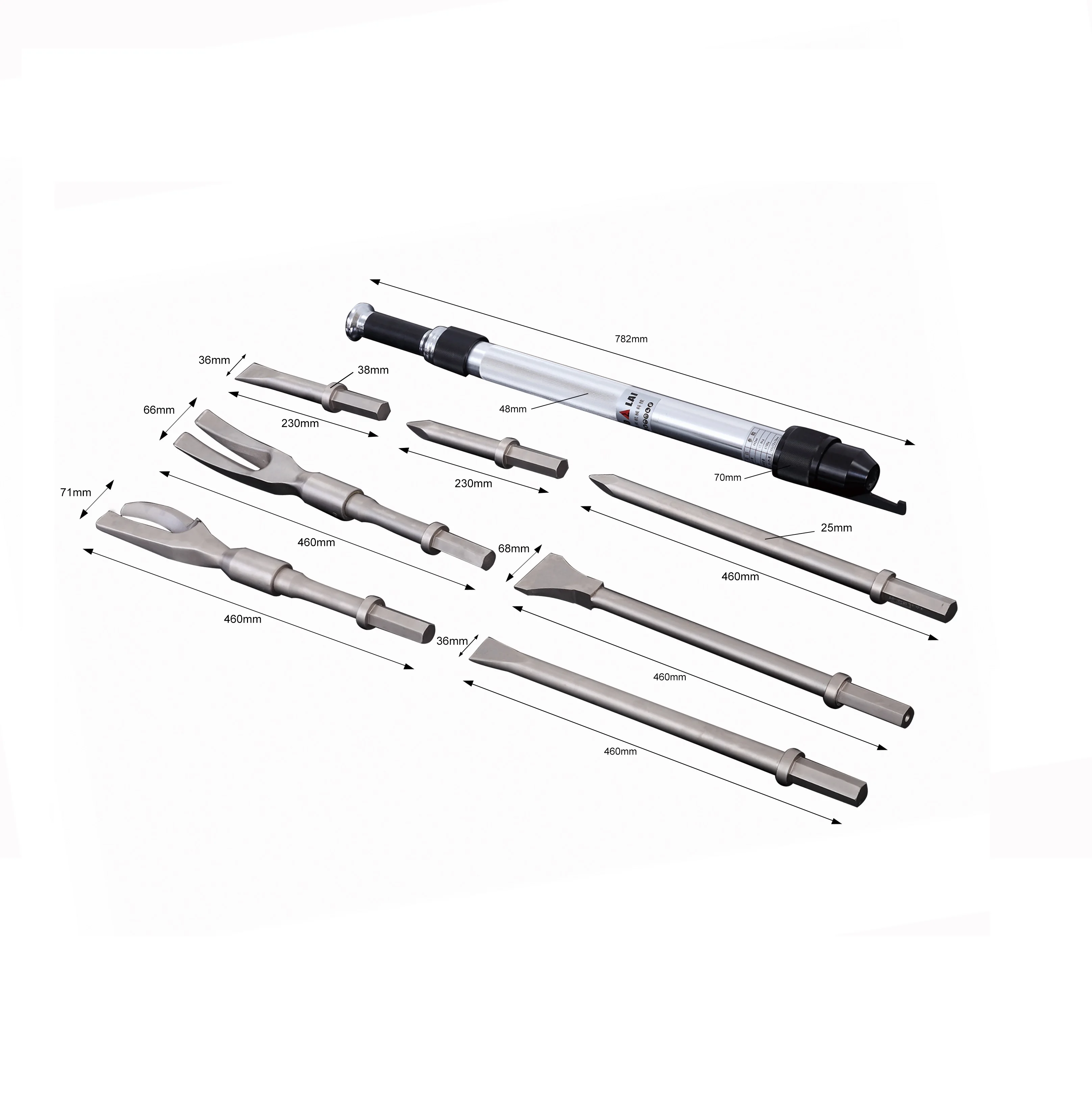 Forcible Entry Tools to pry open locks and doors