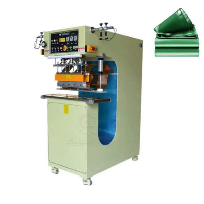High quality Pvc pool liner high frequency welding machine pneumatic 5kw pvc  pe film high frequency welding machine