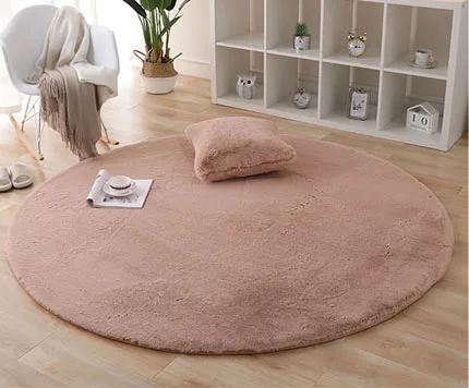 China manufacturer imitation  fluffy faux rabbit fur needle carpet indoor