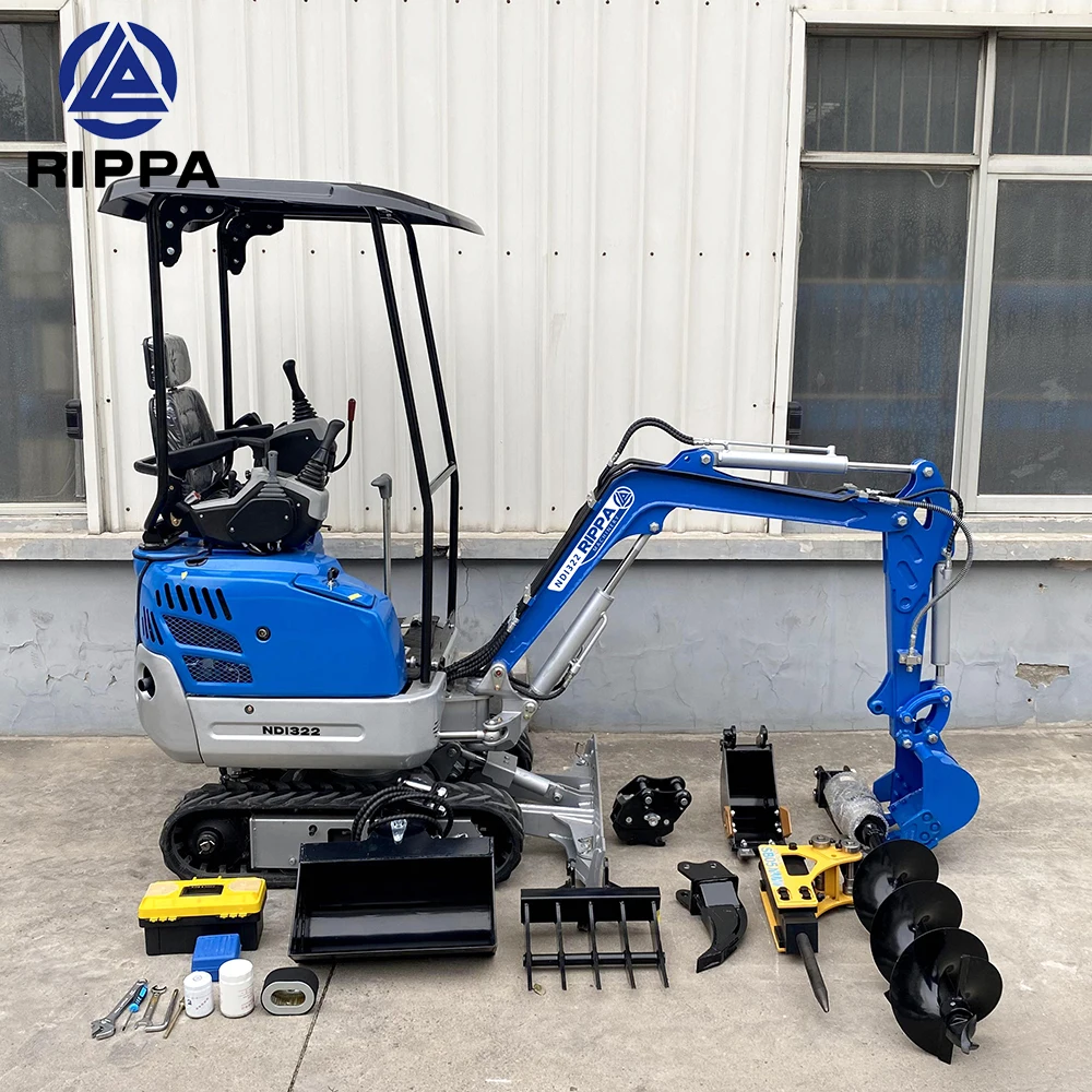 CE/EPA China Wholesale Earth-Moving Machinery Mini Excavator 1 Ton For Sale