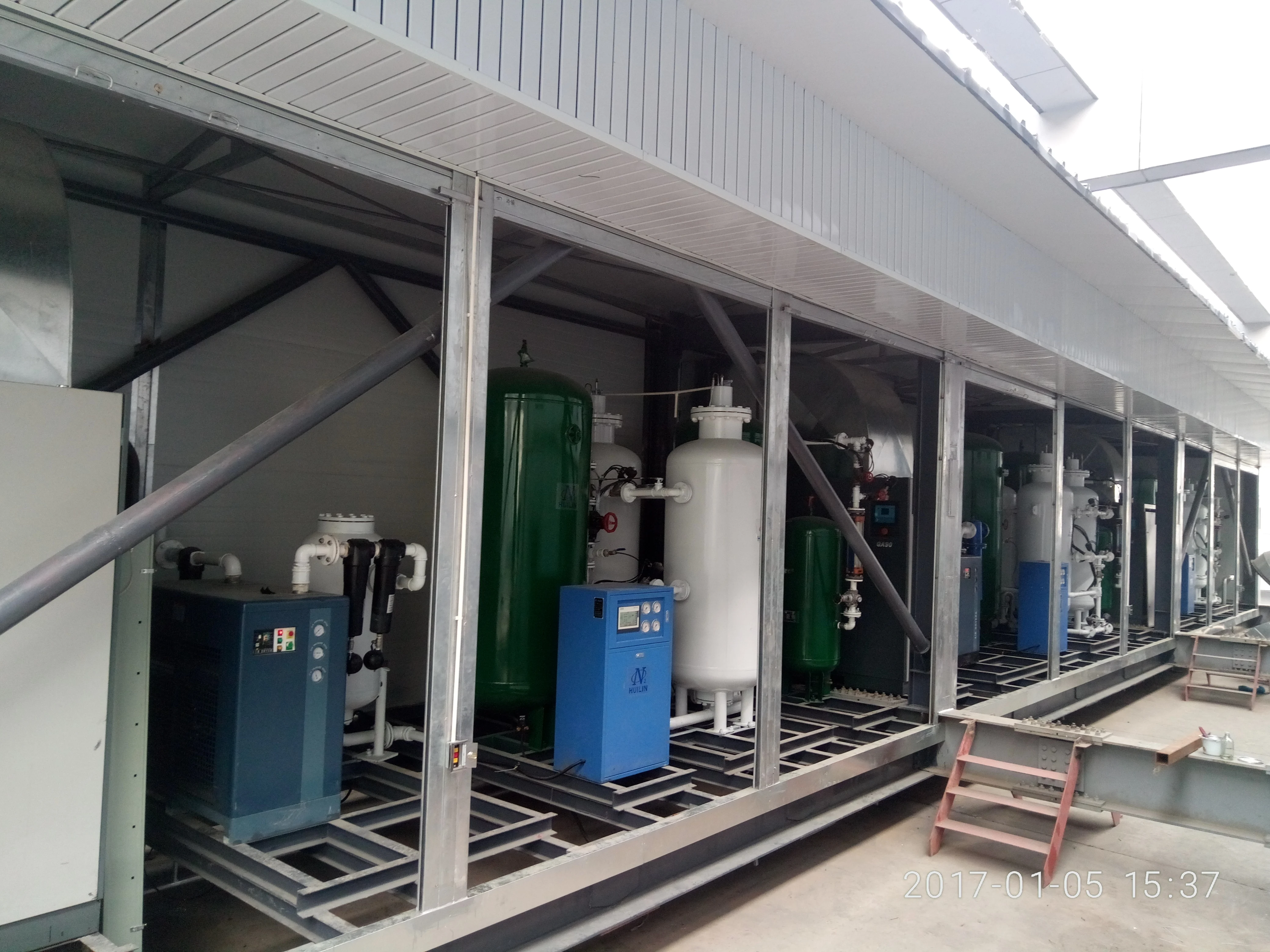 high purity PSA nitrogen gas generator 99~99.9995% nitrogen gas plant