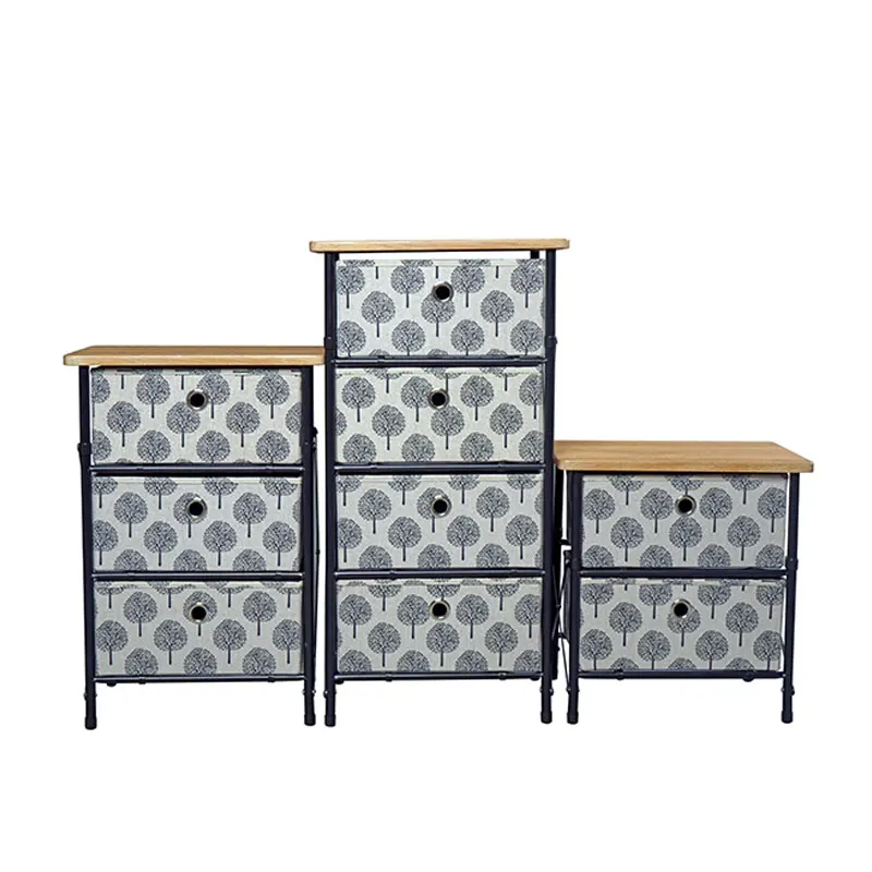 
Custom modern living room cabinets 2/3/4 layer iron frame storage cabinet 