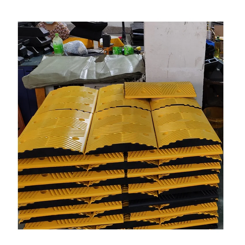 New style Plastic rubber Road Humps 500-(Size:500mmx350mmx50mm),Premium Grade