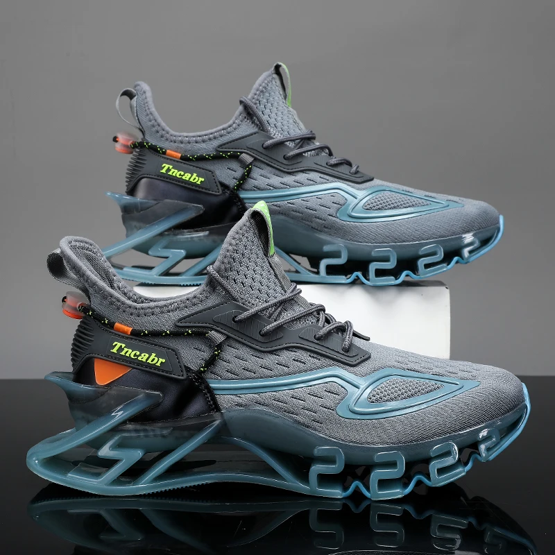 Manufacturer Wholesale Walking Style Shoes Running Shoes For Men 2022 Custom Reflective Shoes Black Men