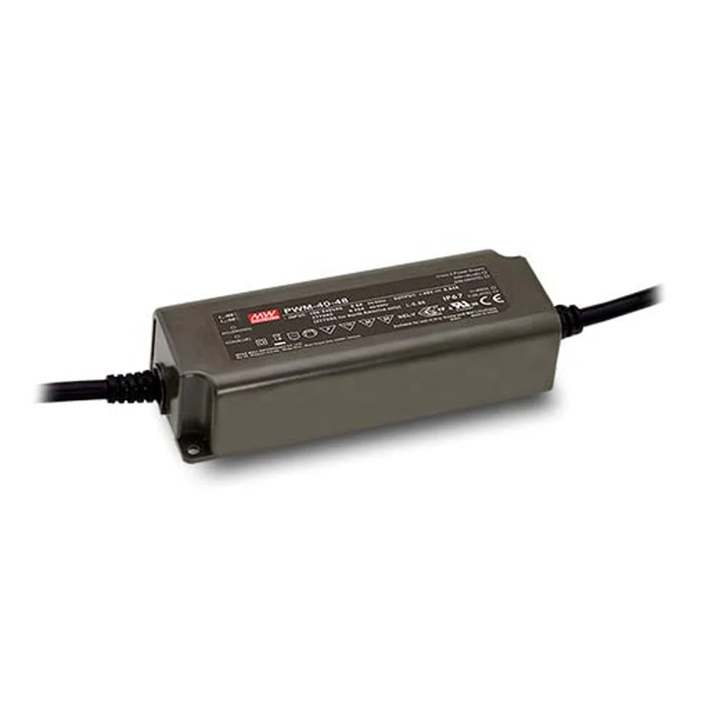 PWM-40 серии 40W PFC LED Драйвер AC-DC блок питания 12V 24V 36V 48V IP67 импульсивный источник питания Функция затемнения импульсный источник питания светодиодного табло