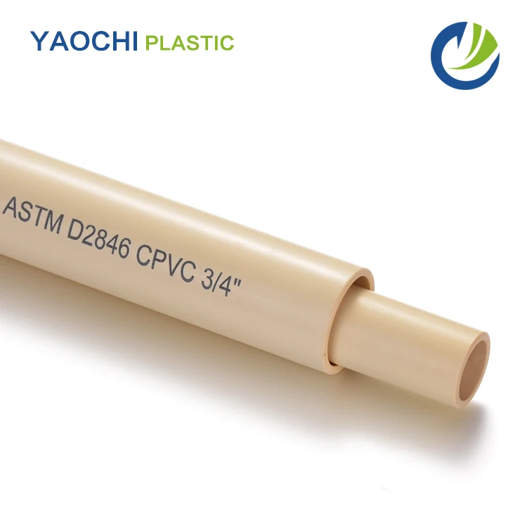 Изготовленные на заказ пластиковые трубы всех размеров ASTM D2846 CPVC цены из