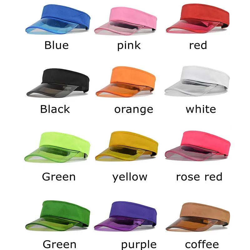Wholesale sport running outdoor tourist casual hat multi-color transport visor cap women blank cheap visors