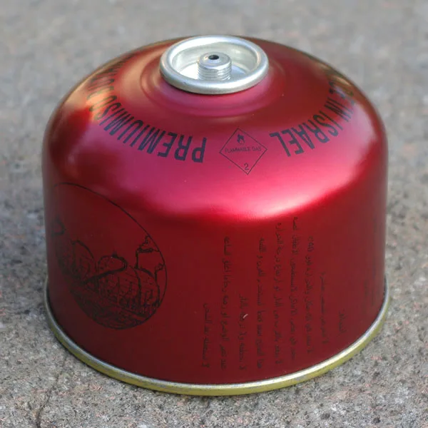 camping gas canister with EN417 standard