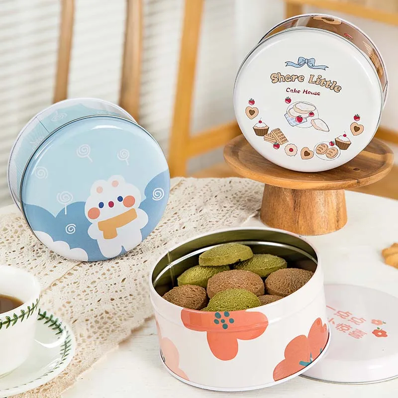 Cookie Tins Round Baking and Cake Tins for Easter, Special Occasion and Holidays