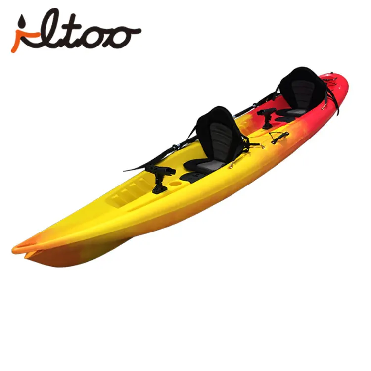 A 3.8m 12.5ft tandem 2+1  Ocean kayak double seat with paddle for sale