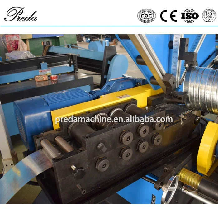 Auto spiral tubeformer with Mitsubishi PLC round spiral pipe forming machine