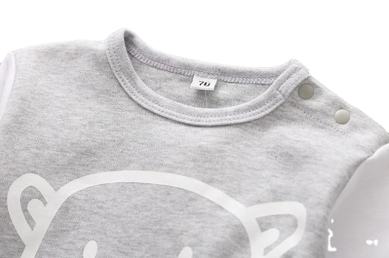 High quality 100% cotton baby romper with lovely 3D pattern design