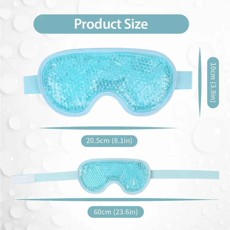 best selling products 2024 Wholesale Hot and Cold Gel Eye Mask Reusable Ice Pack for Puffy Eyes