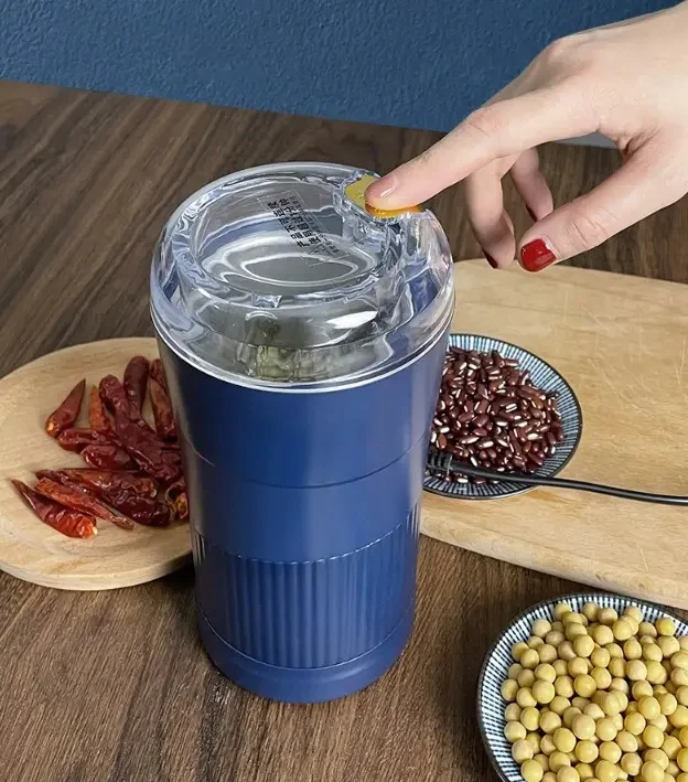 Portable Grain Grinder Machine Mini Blender Baby Food Processor Electric Coffee Bean Mill