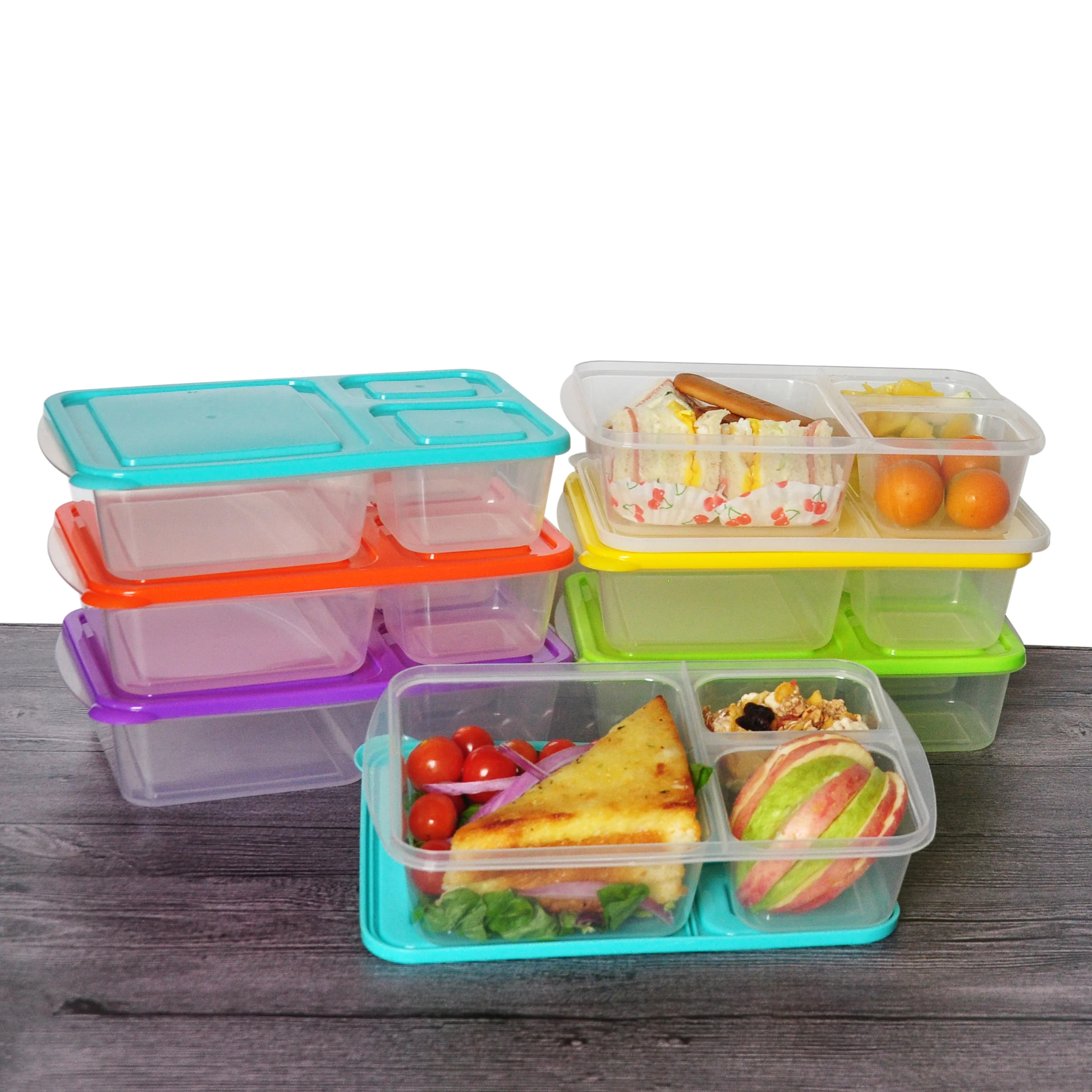 Yongli Eco- Friendly Bpa Free Clear Plastic Food Containers Eco Lunch Box High Quality Boxes  For Children With Lid