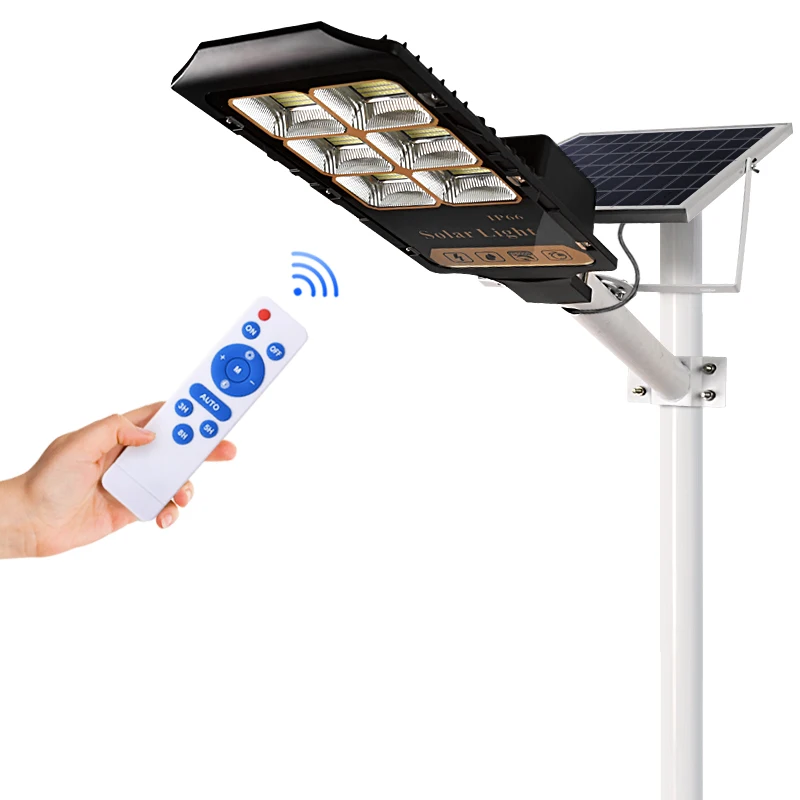High Power Road lighting 300 watt Module 200w Smart LED Street Light with Solar Panel
