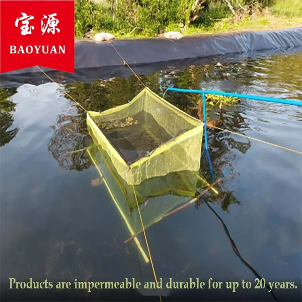Plastic Waterproof Polyethylene Geomembrane Aquaculture Fish Farm Pond Liners 0.5mm 0.75mm Geomembrane Hdpe Greenhouse film