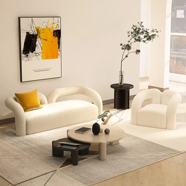 ATUNUS Spider Backrest Lounge Chair Single Sofa Classic Creative Water Pipe Special-Shaped Nordic Leisure Chair for Living Room