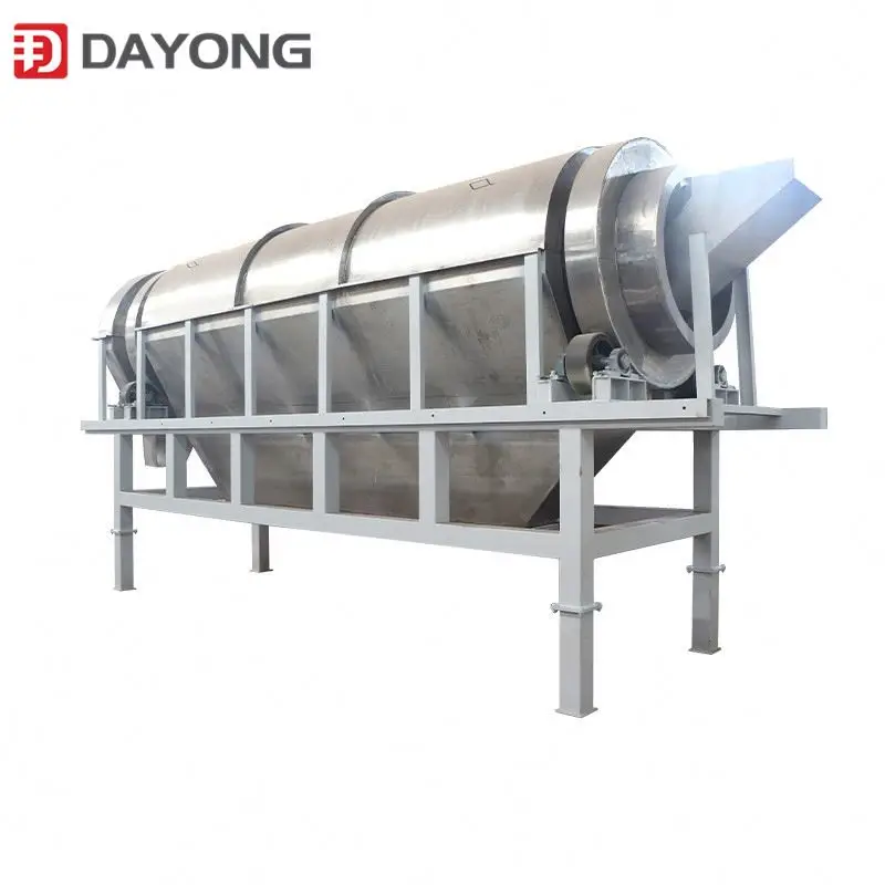 compost fertilizer sieving machine drum screening machine